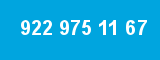 922 975 11 67 922 975 11 67